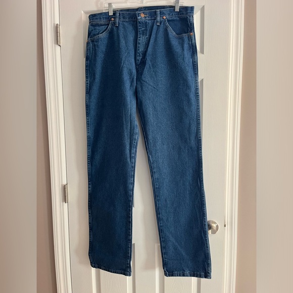 NWT WRANGLER PRO RODEO COWBOY BOOTCUT DENIM JEANS ORIGINAL FIT 36X36 - Picture 2 of 6